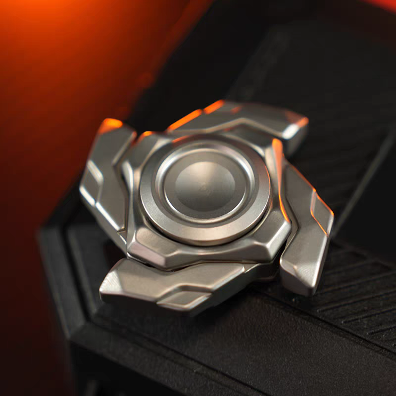 SFL Mini Mechanical Pop-open Armor Fidget Spinner & Snap Coin