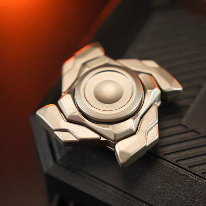 SFL Mini Mechanical Pop-open Armor Fidget Spinner & Snap Coin