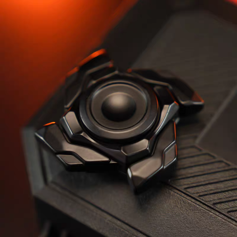 SFL Mini Mechanical Pop-open Armor Fidget Spinner & Snap Coin