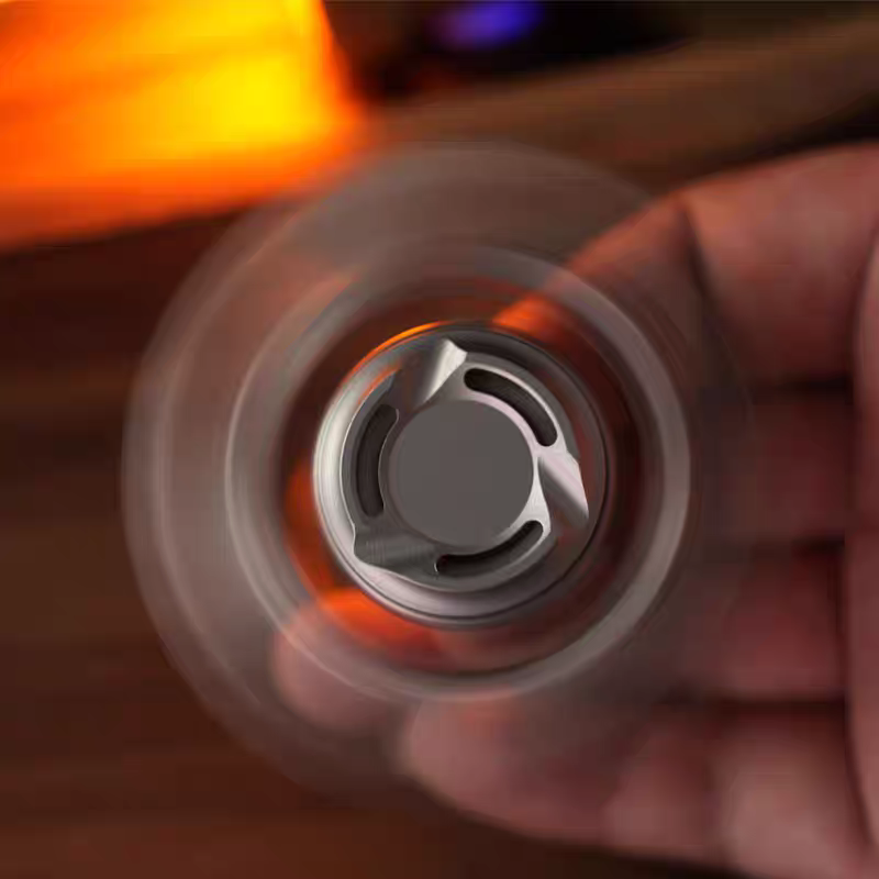 Stainless Steel Cerberus Pop-Open Armor Fidget Spinner