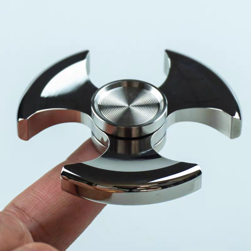 Stainless Steel 'Tomahawk' Finger Spinner