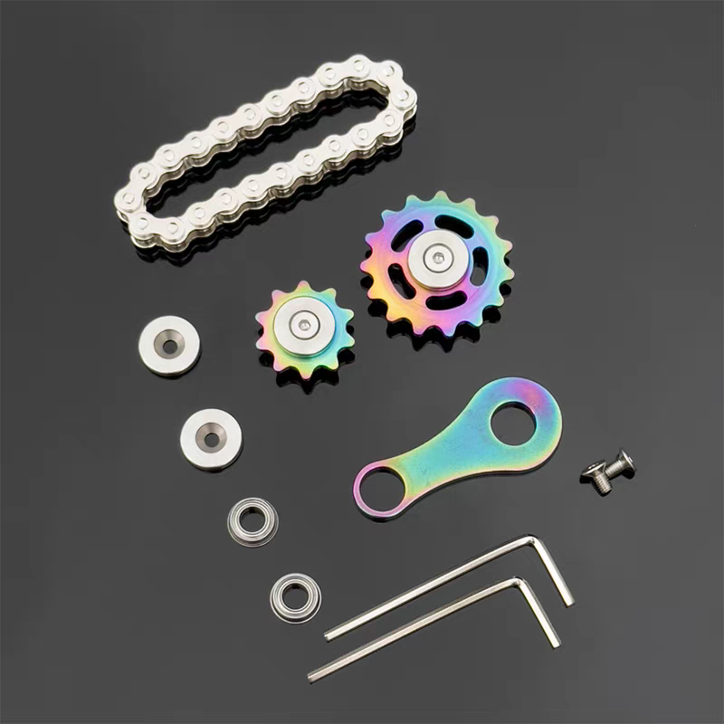 Mechanical Chain & Gear Fidget Spinner