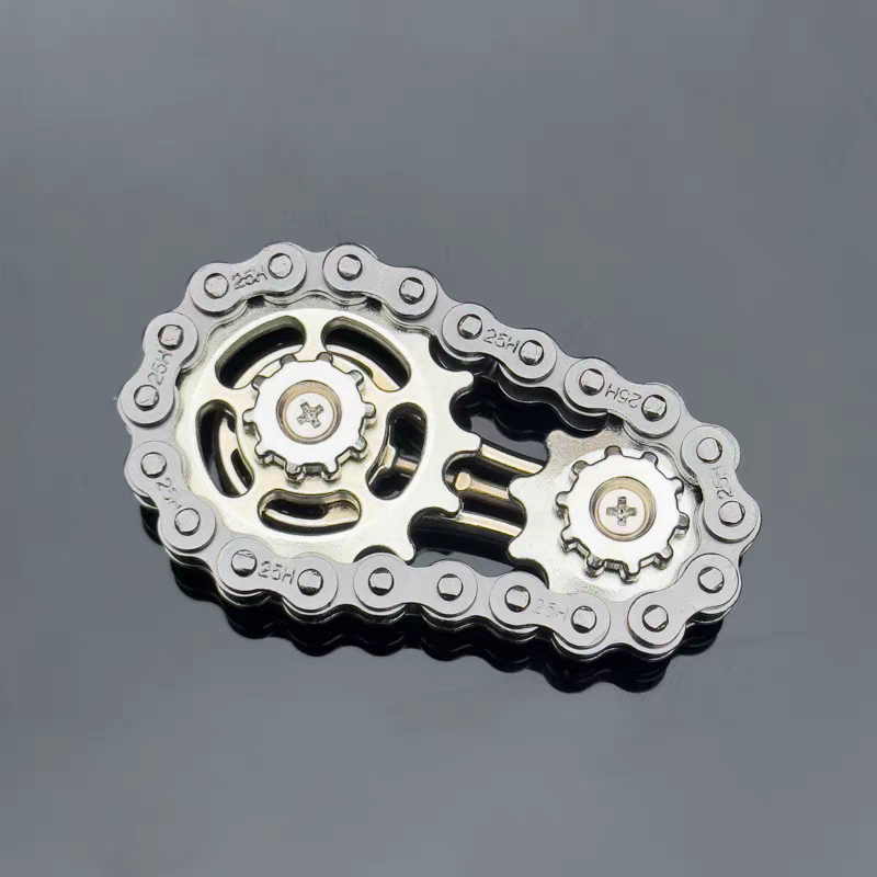 Mechanical Chain & Gear Fidget Spinner