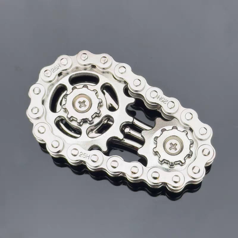 Mechanical Chain & Gear Fidget Spinner