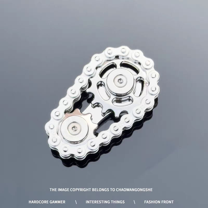Mechanical Chain & Gear Fidget Spinner