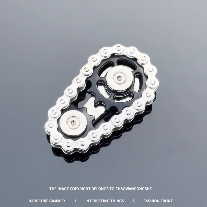 Mechanical Chain & Gear Fidget Spinner