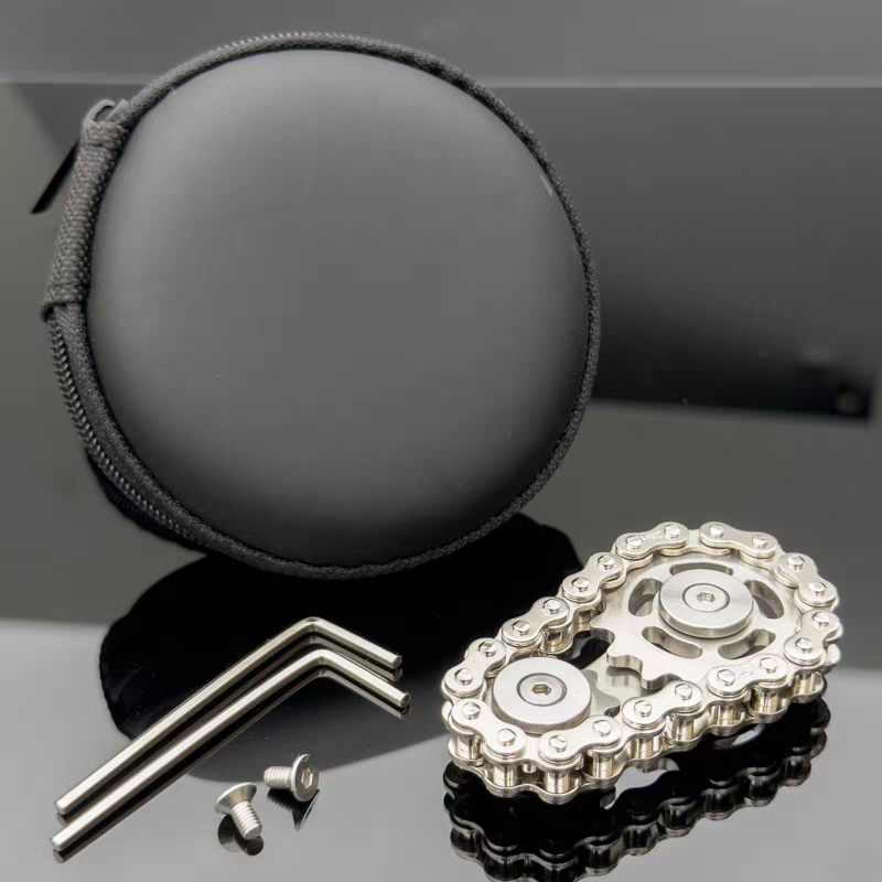Mechanical Chain & Gear Fidget Spinner